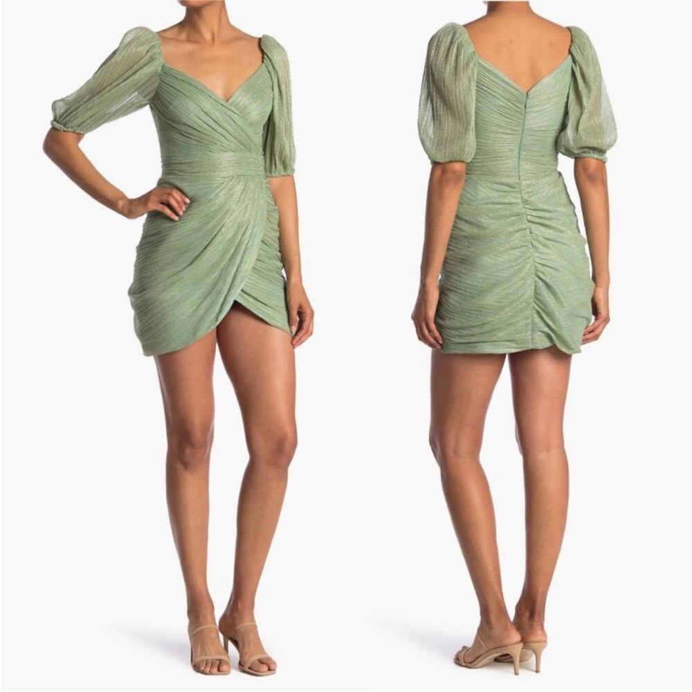 Jonathan Simkhai Sage Green Mini Dress
